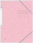 OXFORD desky A4 s gumičkou, pastelově růžové - Desky na dokumenty