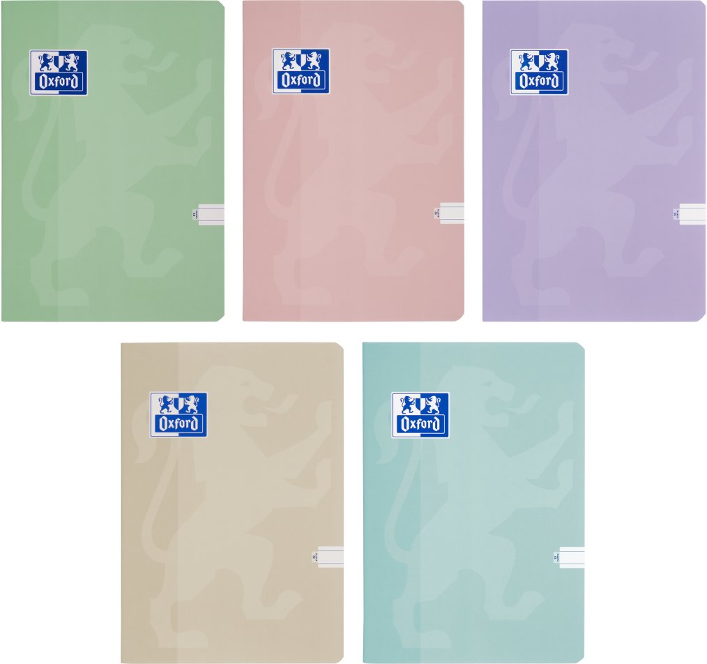 OXFORD Pastel A5, vonalas, 32 lapos, véletlenszerű szín (1 db)