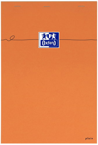 OXFORD Orange A4 80 sheets, plain - Notepad - Main image