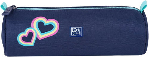 OXFORD round, heart, blue - School Case - Main image