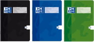 OXFORD 540 unliniert - 3er-Set (schwarz, blau, grün) - Heft