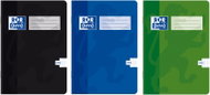 OXFORD 545 kariert - 3er-Set (schwarz, blau, grün) - Heft