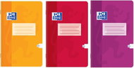 OXFORD 644 Schulheft liniert - 3er-Set (gelb, rot, lila) - Heft