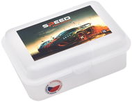 Svačinový box OXYBAG Box na svačinu s přihrádkou Auto - Svačinový box