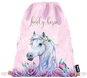 Drawstring Bag Oxybag Horse romantic flowers - Vak na záda