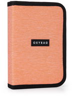 OXYBAG Unicolor 1-poschodový 2 chlopne, bez vybavenia, appricot - Peračník