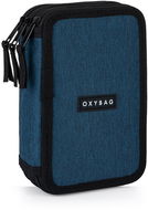 OXYBAG Unicolor 3patrový nevybavený, blue - Penál