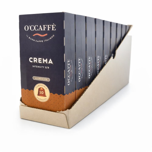 O'Ccaffé Crema aluminium 100 portions - compatible with Nespresso® machines - Kávové kapsle - Main image