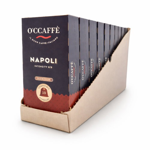 O'Ccaffé Napoli aluminium 100 portions - compatible with Nespresso® machines - Kávové kapsle - Main image