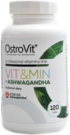 OstroVit VIT&MIN + Ashwagandha, 120 tablets - Vitamins