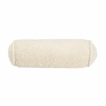Sheep things Pillow cylinder made of Merino wool natural 40 cm - Pillow - Main image