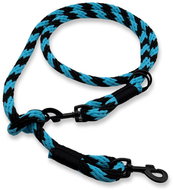PafDog Switchable adjustable leash 16 mm, 4 m, turquoise-black - Leash