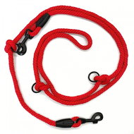 PafDog Přepínací nastavitelné vodítko 12 mm, délka 2 m, červené - Vodítko