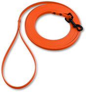 PafDog Ultralight waterproof tracking leash flat, 1 cm, 15 m - neon orange - Leash