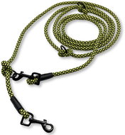 PafDog Switchable adjustable leash 8 mm, yellow-black 2 m - Leash