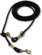 PafDog Switching leash 8 mm, 2 m, black-gold - Leash