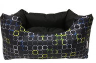 Dog bed Flash Black 100cm × 80cm with mattress - Pet Bed