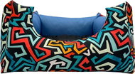 Dog bed Graffiti 50cm × 40cm with mattress - Pet Bed