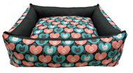Cat bed CAT Anthracite 100cm × 80cm with mattress - Pet Bed