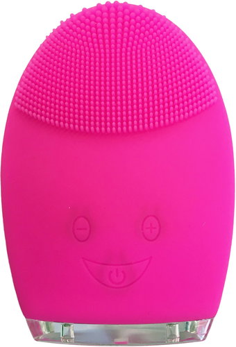 Palsar7 Round electric massage brush for cleansing the skin, dark pink - Cosmetic device - Main image