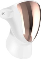 PALSAR7 Profesionálna ošetrujúca LED maska na tvár a krk s nabíjacou stanicou – bielo-zlatá - LED maska