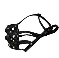 PALKAR Muzzle for short muzzle size 2 22 cm × 4,5 cm black - Dog Muzzle