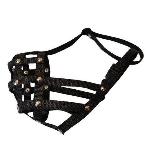 PALKAR Muzzle for short muzzle size 5 33 cm × 8 cm black - Dog Muzzle - Main image