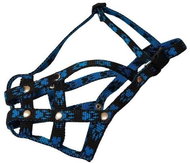 Palkar Nylon muzzle for Pug size 1 black - blue - Dog Muzzle