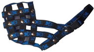 Palkar Nylon muzzle for dogs size 6 36 cm × 12 cm black - blue - Dog Muzzle
