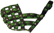 Náhubok pre psa Palkar Nylonový náhubok pre psov veľ. 6 36 cm × 12 cm čierno-zelený - Náhubek pro psa