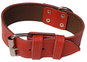 Dog Collar Palkar Leather collar for dogs 50 cm × 40 mm red - Obojek pro psy