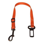 Palkar car seat belt for small dogs 50 cm × 16 mm, orange - Dog Seat Belt