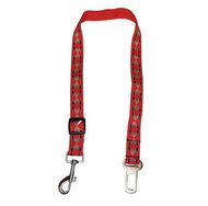 Palkar car seat belt for large dogs 65 cm × 25 mm, red with idnian - Dog Seat Belt
