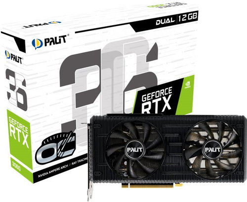 Palit GeForce RTX 3060 Dual OC 12G - Grafikkarte - Hauptbild