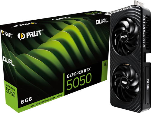 PALIT GeForce RTX 5050 Dual 8 GB - Grafická karta - Hlavný obrázok