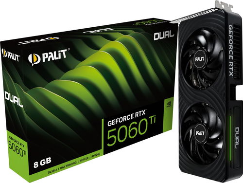 PALIT GeForce RTX 5060 Ti Dual 8G - Videókártya - Fő fotó