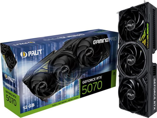 PALIT GeForce RTX 5070 GamingPro 12G - Videókártya - Fő fotó