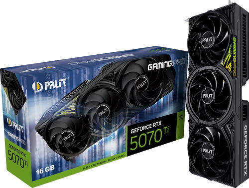 PALIT GeForce RTX 5070 Ti GamingPro V1 16G - Videókártya - Fő fotó
