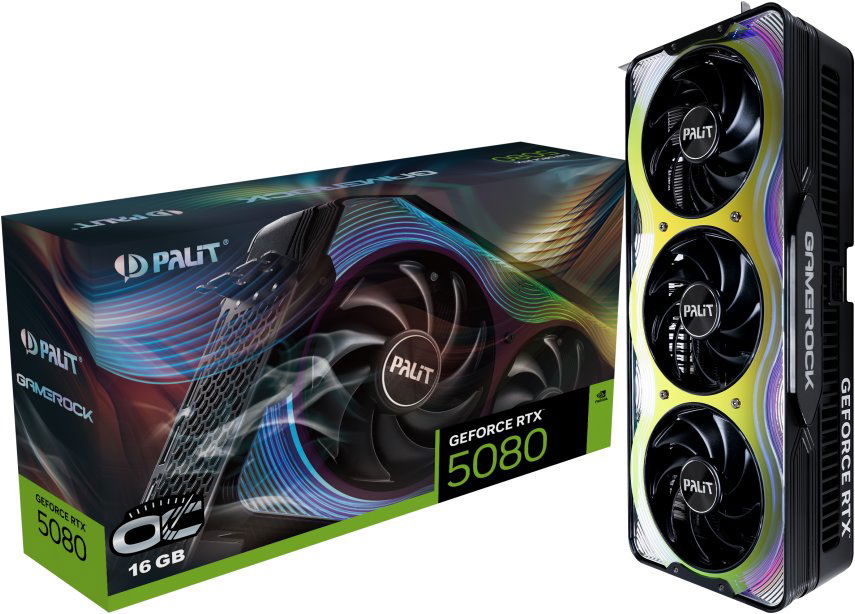 PALiT RTX 5080 GAMEROCK OC 16G