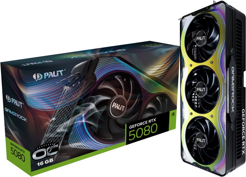 PALiT RTX 5080 GAMEROCK OC 16G 