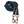Leash 250 cm × 10 mm black-blue