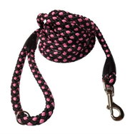 Palkar dog leash 3 m × 14 mm black-pink - Leash