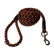 Palkar dog leash 3 m × 14 mm black-orange - Leash