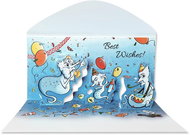 Pangea Tea 3D pop-up přáníčko Tři mrazíci - anglicky - Přání