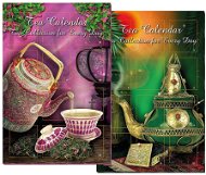 Pangea Tea Čajový adventní kalendář růžovo-zelený 24g - Adventný kalendár