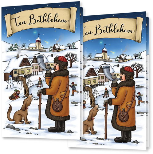 Pangea Tea Tea Bethlehem 2 pieces, funnel bags, 2 × 46 g - Advent Calendar - Main image