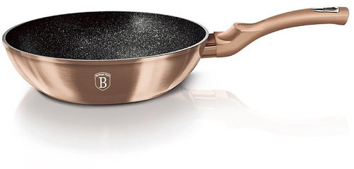 Berlingerhaus Granite wok 30 cm Bh-6171 Rose Gold - Wok Pan - Main image