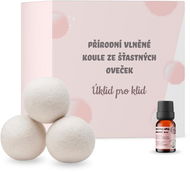 Úklid pro klid Vlněné koule do sušičky - 3 ks Vůně: pomeranč - Míčky do sušičky