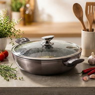 BERLINGERHAUS Deep frying pan with lid 32 cm Carbon Pro Line - Pan