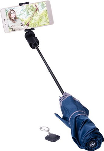Papaler Umbrella Blue - Selfie Stick - Main image